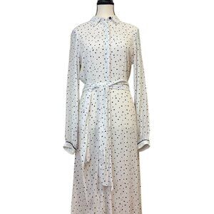 Nümph White Polka Dot Dress (Size 8)